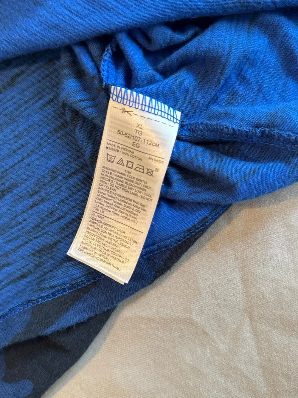 Banana Republic bold blue